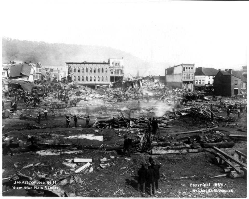 Johnstown flood. No. 11. View near Main Street LCCN2005680897