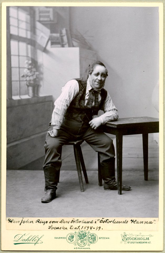 John Riégo, rollporträtt - SMV - H7 042