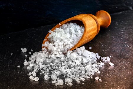 Sea salt moist crystals