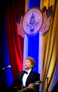 Jon Bon Jovi at Commander-in-Chief Ball