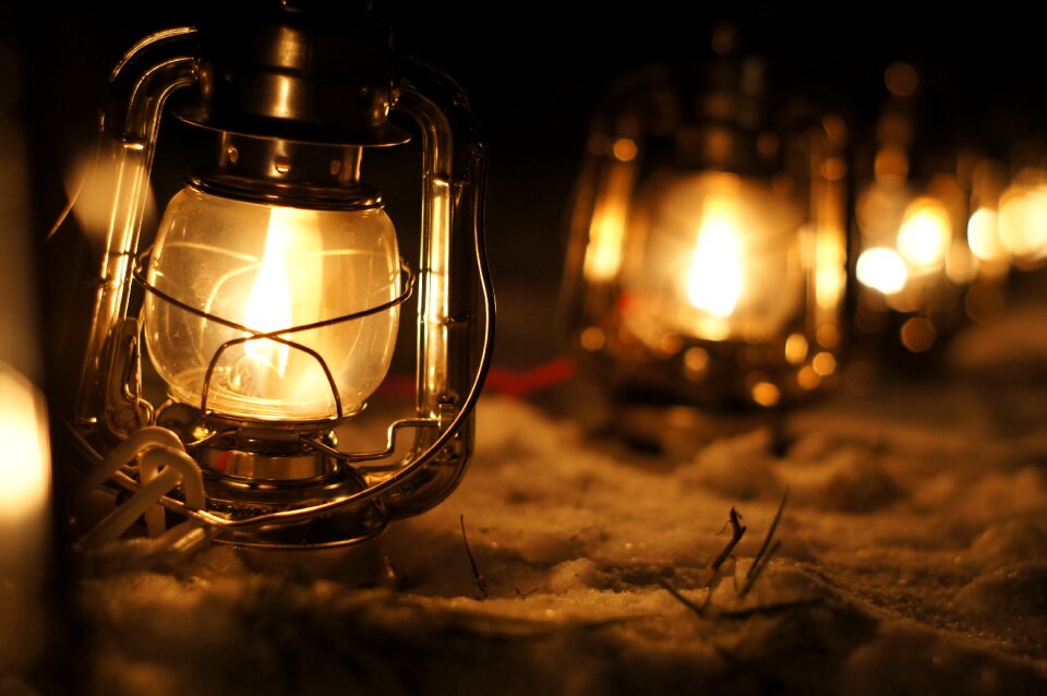 Snow night christmas