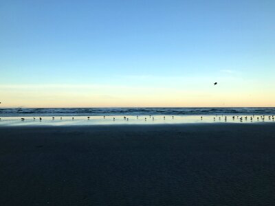 Morning sky sand