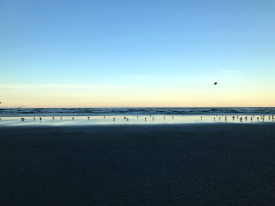 Morning sky sand photo