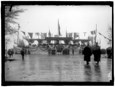 JONES, JOHN PAUL. DEDICATION OF MONUMENT, 4-17-12. STAND LCCN2016863694