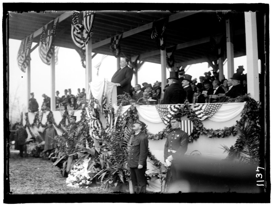 JONES, JOHN PAUL. DEDICATION OF MONUMENT, 4-17-12. TAFT SPEAKING LCCN2016863697