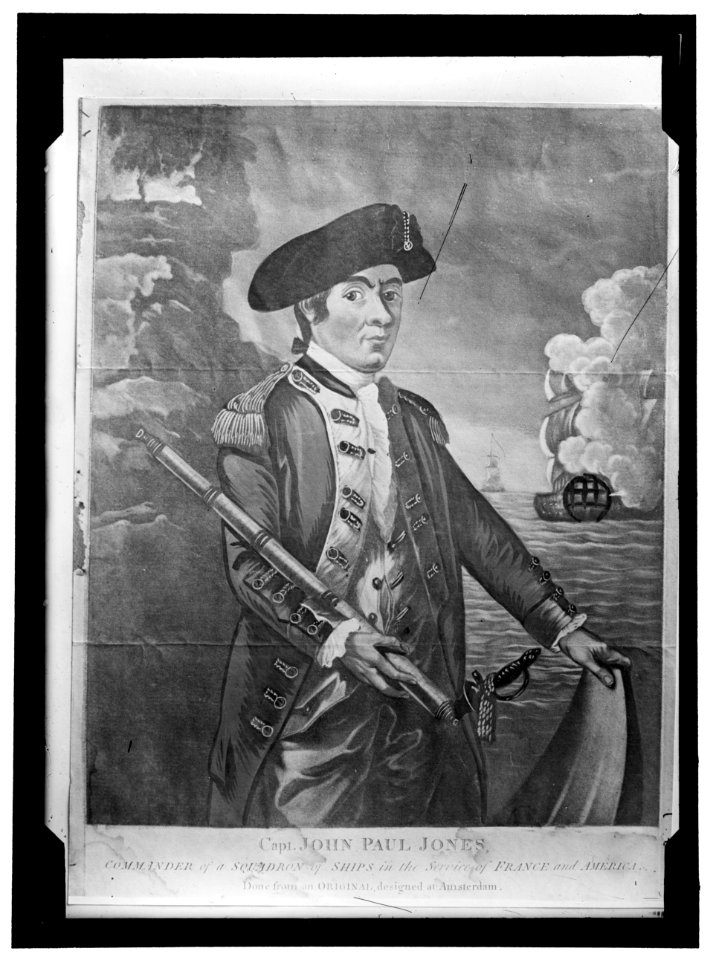 JONES, JOHN PAUL. ENGLISH COPY OF AN AMSTERDAM PICTURE LCCN2016867448
