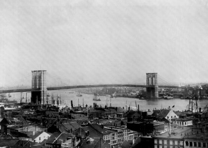 Johnston, John S. - Die Brooklyn Bridge (Zeno Fotografie) photo