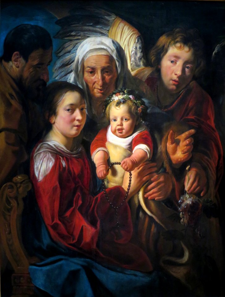 The Holy Family by Jacob Jordaens, California Palace of the Legion of Honor