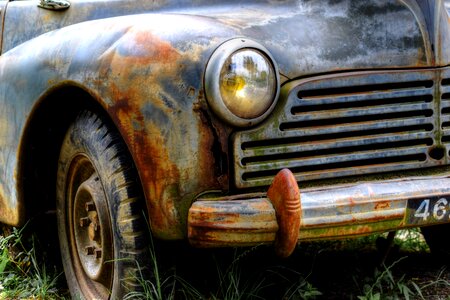 Vehicle rust old photo
