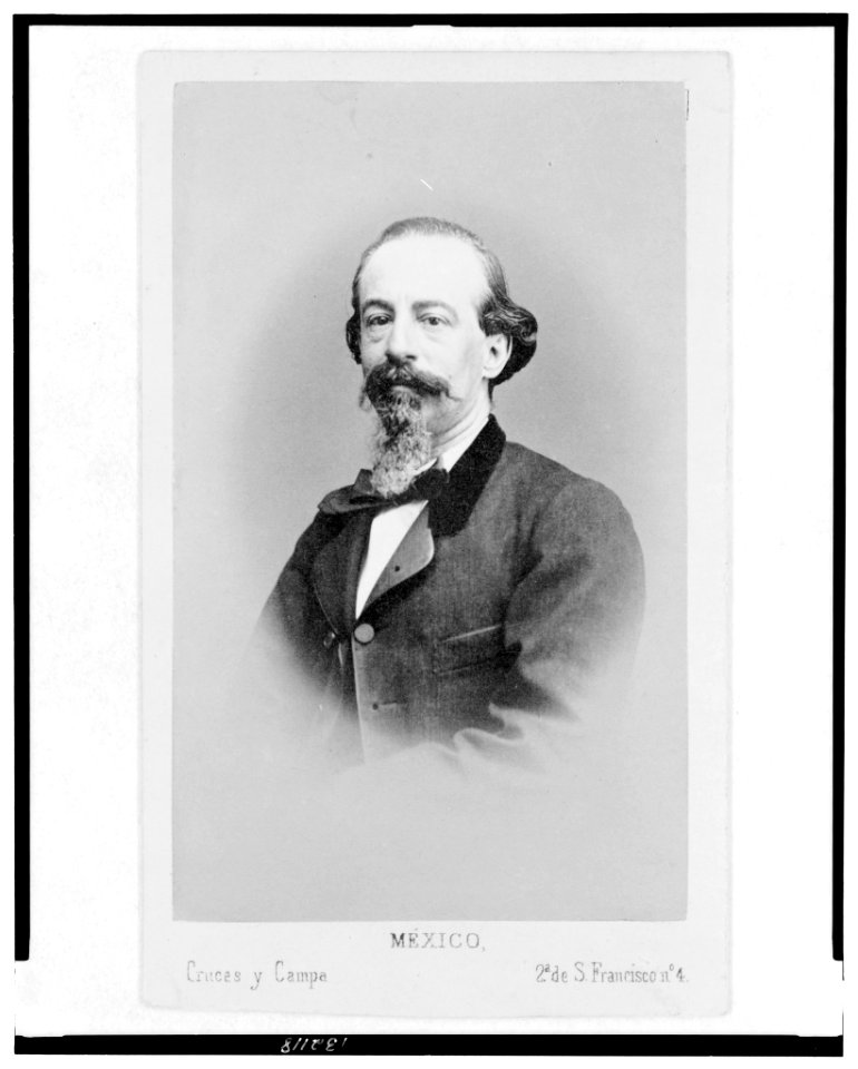 Jose Zorrilla, head-and-shoulders portrait, facing front LCCN2005692505