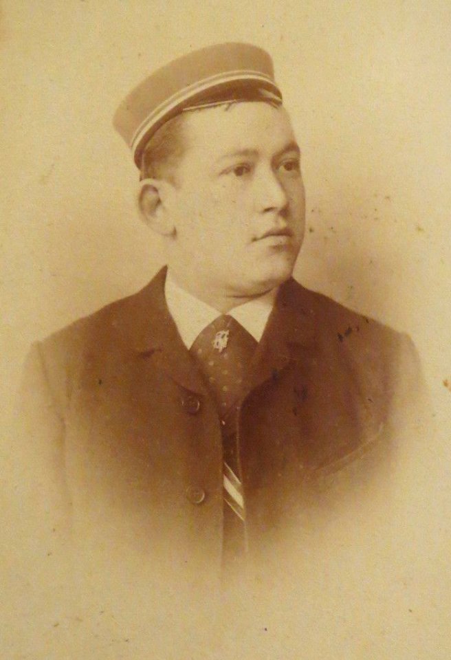 Josef Marx als Tübinger Student in Couleur - WS 1887-1888