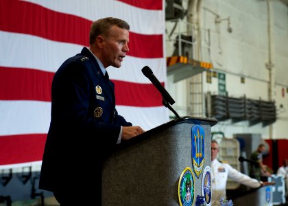 Joint Force Command Norfolk, U.S. 2nd Fleet Change of Command 210820-N-GN619-0392