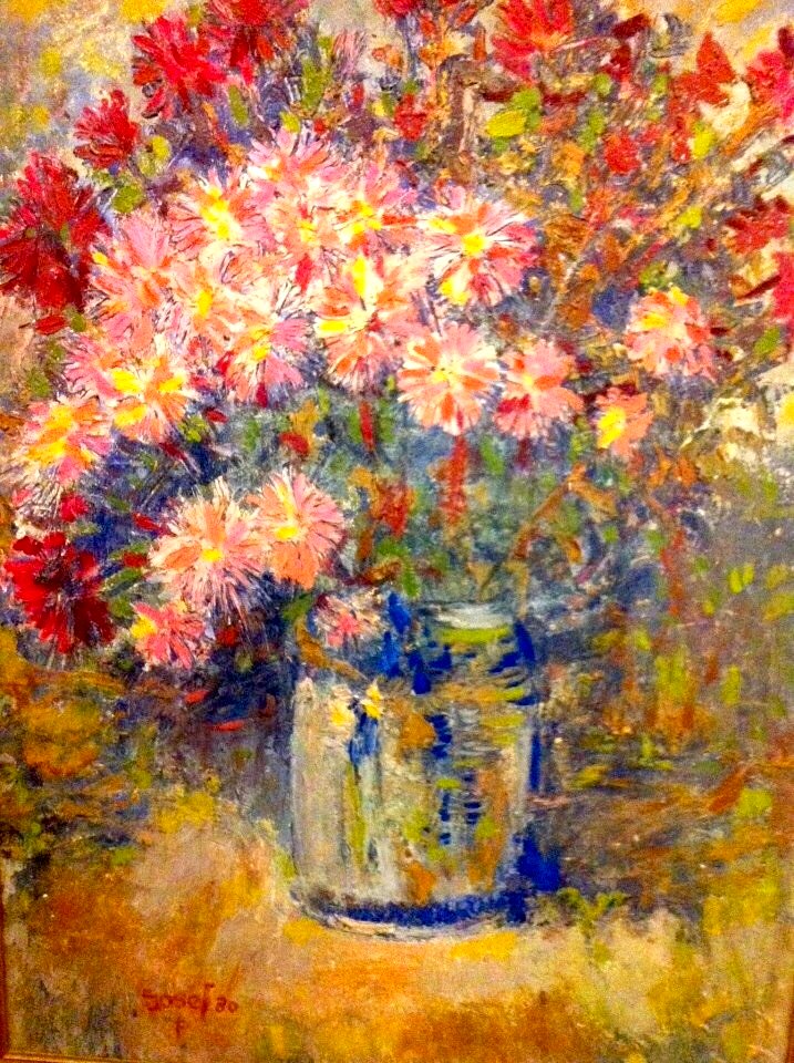 Josef Futterer  Blumen in der Vase