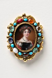 Josefina, 1807-1876, prinsessa av Leuchtenberg, drottning av Sverige och Norge (Johan Way) - Nationalmuseum - 41446