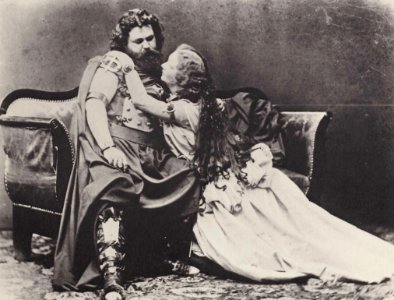 Joseph Albert - Ludwig und Malwine Schnorr von Carolsfeld - Tristan und Isolde, 1865e photo