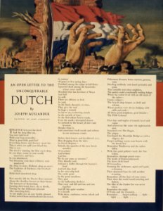 Joseph Auslander To the dutch