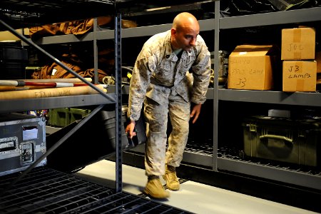 Joint Task Force Civil Support conducts quality assurance checks on their deployable equipment 130312-N-VJ282-016