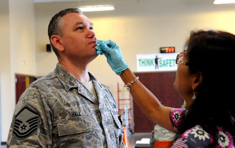 Joint Task Force Civil Support holds annual seasonal influenza immunization exercise 131017-N-VJ282-725