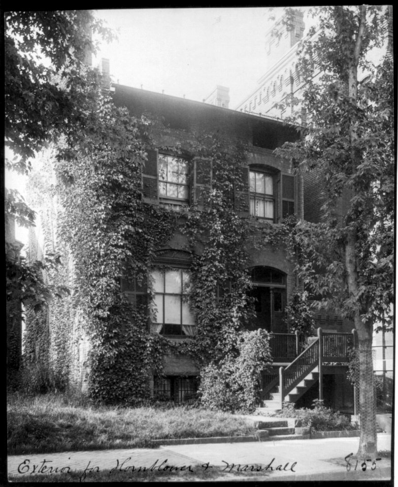 Joseph Coerten Hornblower House, 1402 M St., Washington, D.C. LCCN2001704515