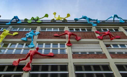 Media harbour building rhine