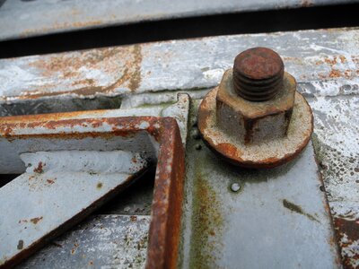 Old rusted corrosion photo