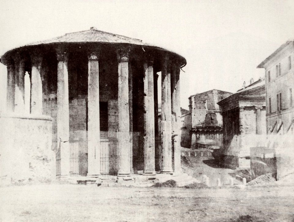 Jones, Calvert Richard - Die republikanischen Tempel an der Piazza di Bocca della Verità (Zeno Fotografie)