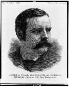 Joseph S. Miller, commissioner of internal revenue - photo by C.M. Bell, Washington. LCCN92516127