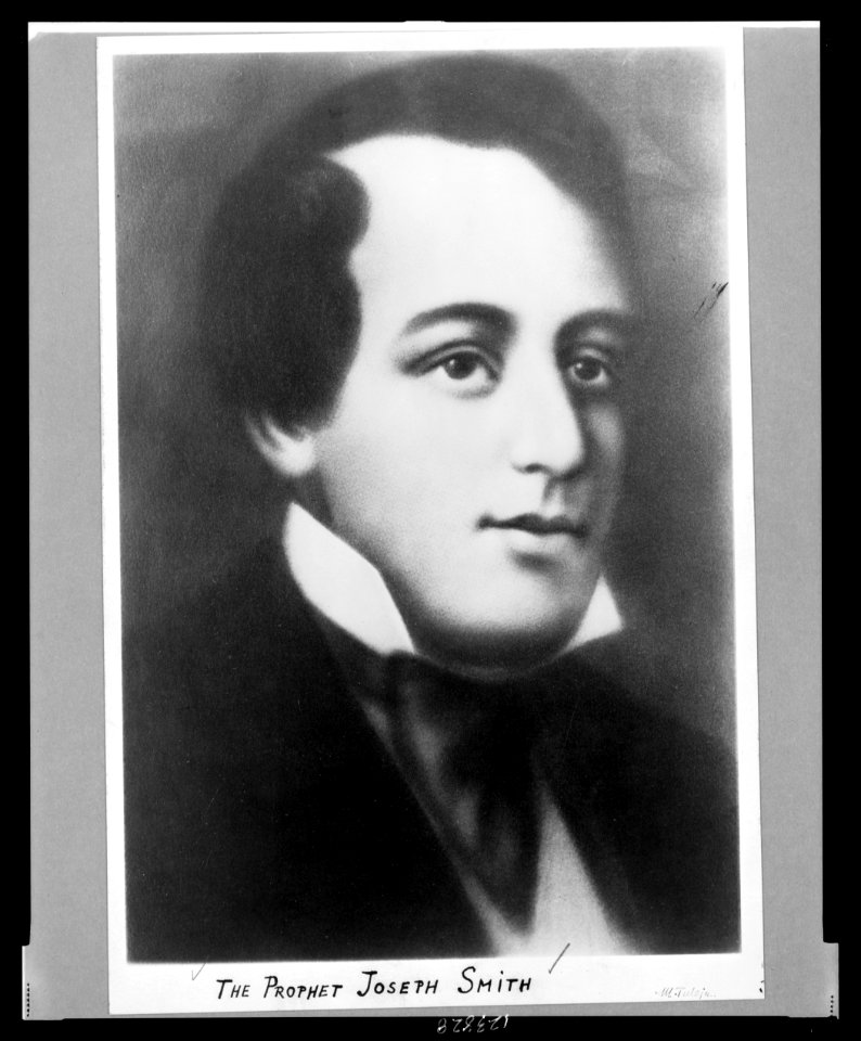 Joseph Smith, head-and-shoulders portrait, facing right LCCN99471531