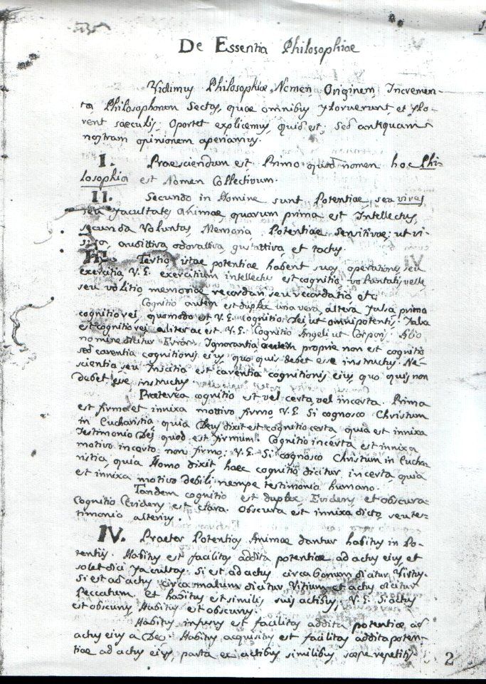 Joseph Rizzo - De Essentia Philosophiæ