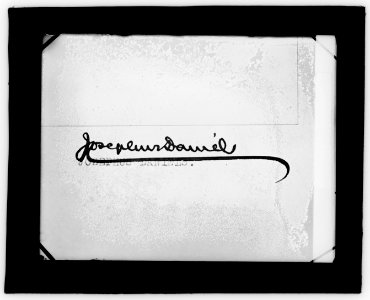 Josephus Daniel's autograph LCCN2016828581