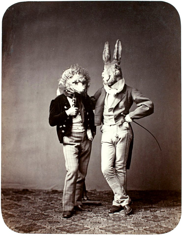Joseph-Albert wettlauf-des-igels-und-des-hasen-1862