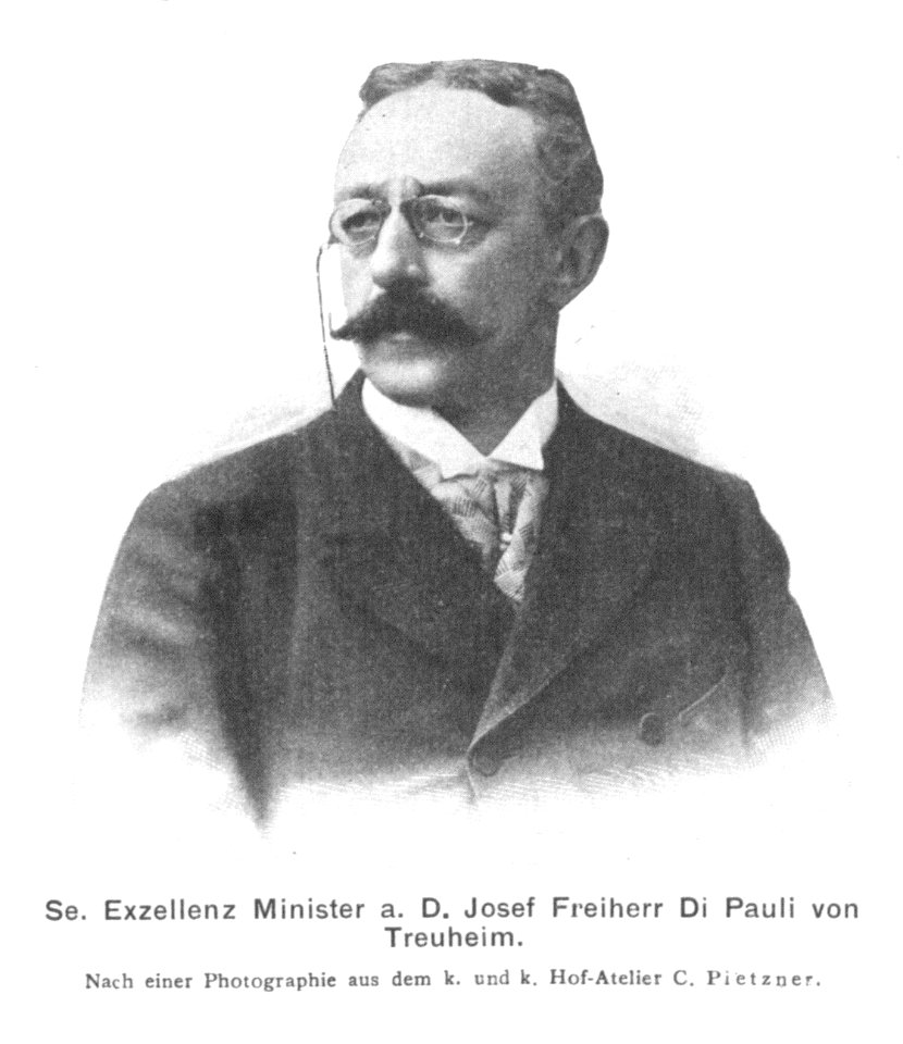 Josef von Dipauli 1902 Pietzner