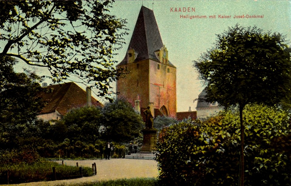 Josefské náměstí v Kadani - kolem roku 1900
