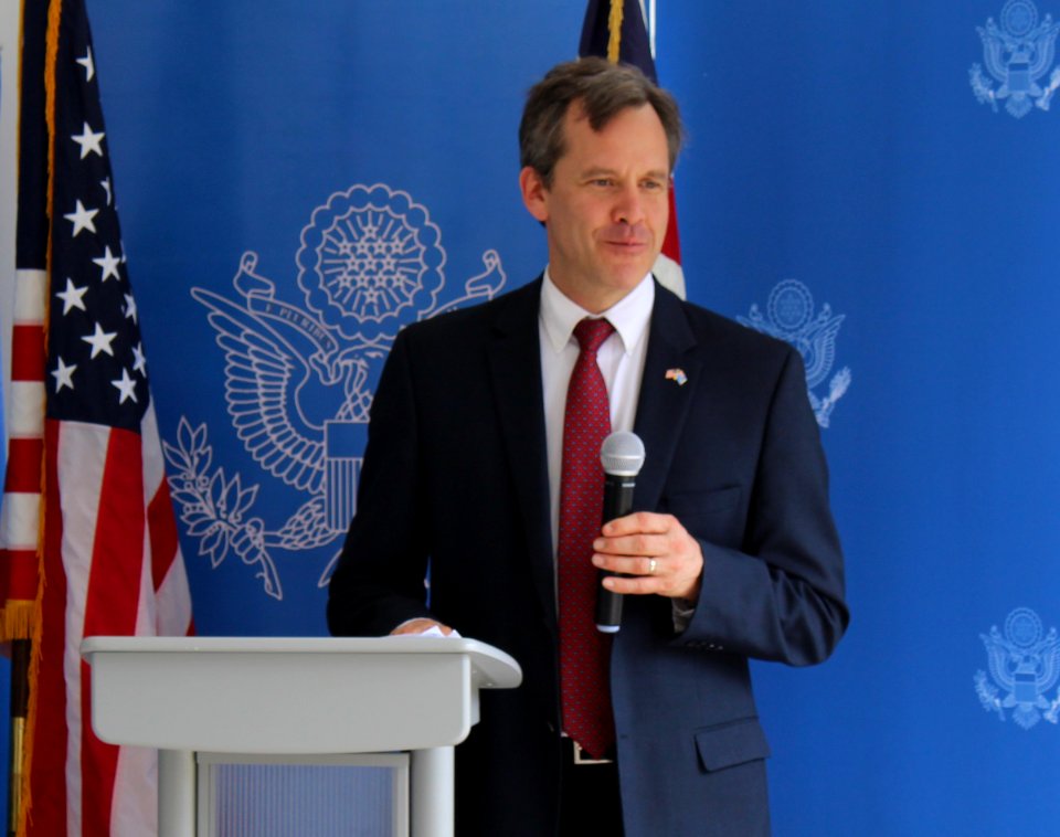 Joseph Cella's first press conference as Ambassador to Fiji