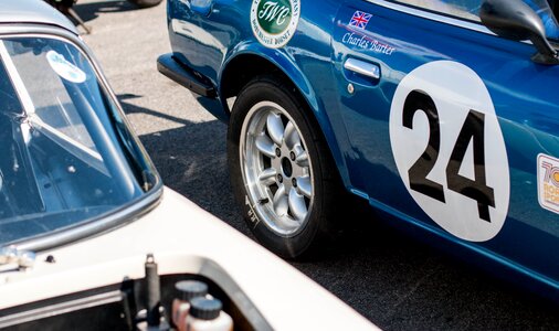 Racing car speed car racing