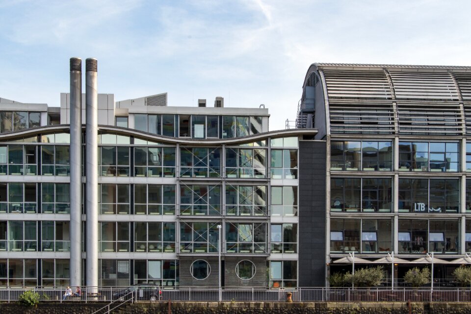 Media harbour building rhine