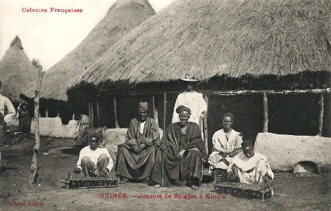 Joueurs de balafon à Kindia (Guinée)