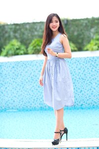 Young fashion beauty girl