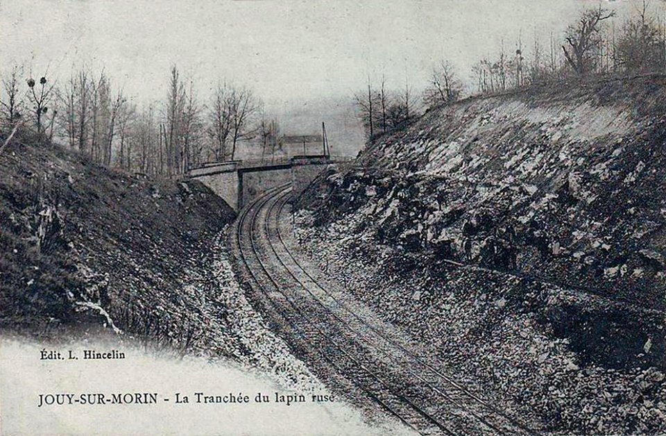 Jouy-sur-Morin - La tranchee du lapin ruse