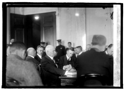 Judge Gary testifying before Senate Committee investigating steel strike, Oct. 1-19 LCCN2016844768