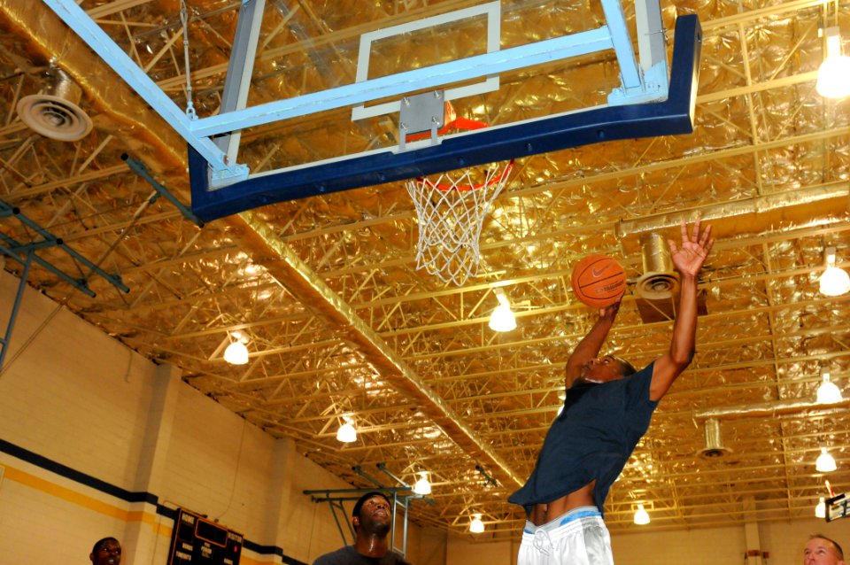 JTF Guantanamo Troopers play basketball DVIDS356446