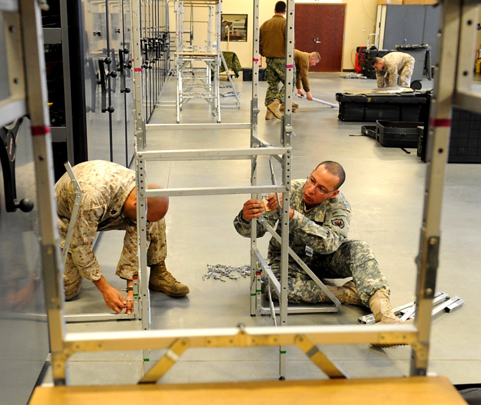 JTF-CS performs quality assurance checks on deployable equipment 130312-N-VJ282-005