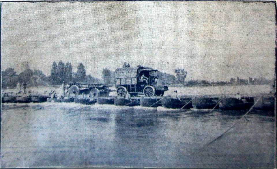 Juin 1926 le pont de Khel