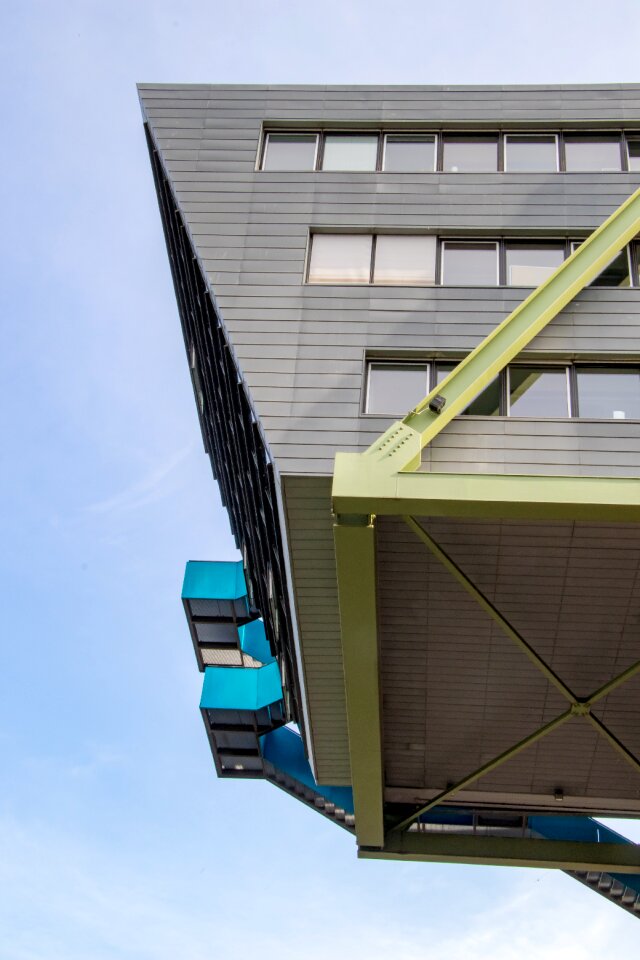 Media harbour building rhine