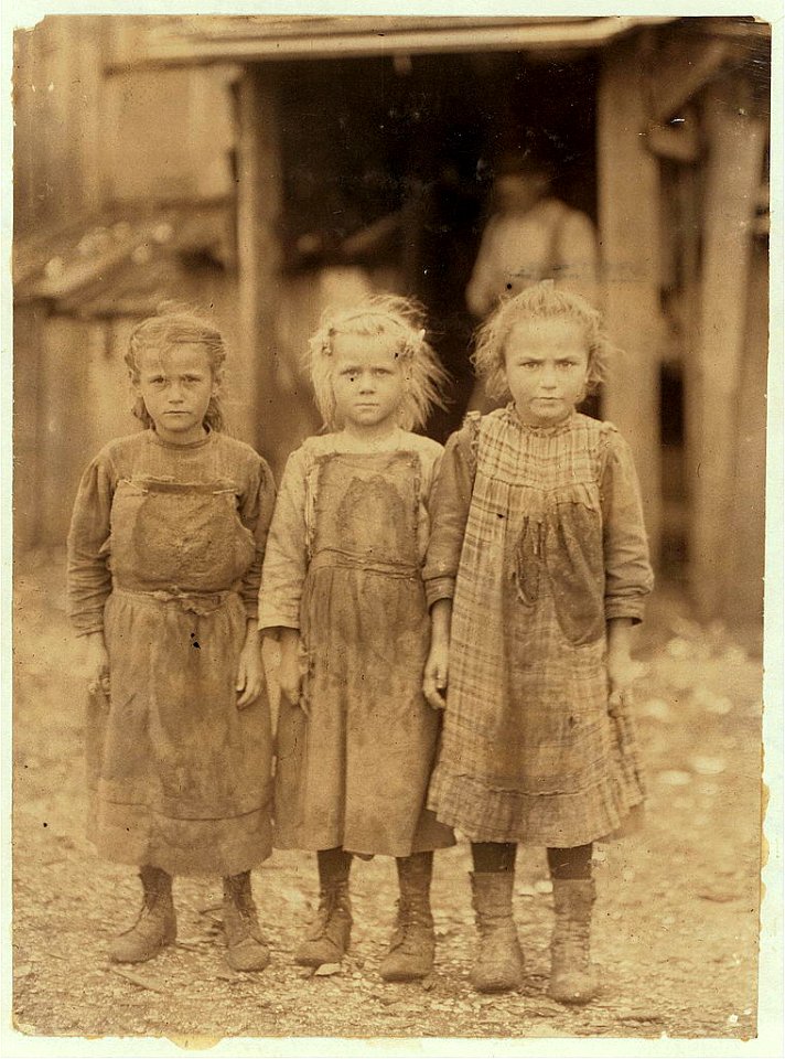 Josie, six year old, Bertha, six years old, Sophie, 10 years old, all shuck regularly