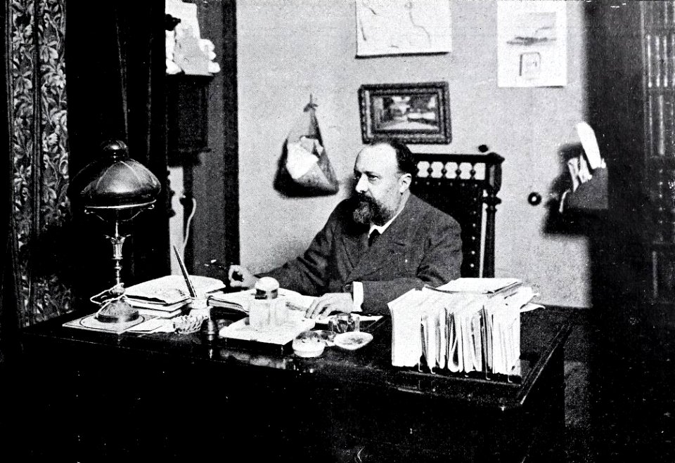 José Ortega Munilla, de Franzen, Blanco y Negro, 12-01-1901