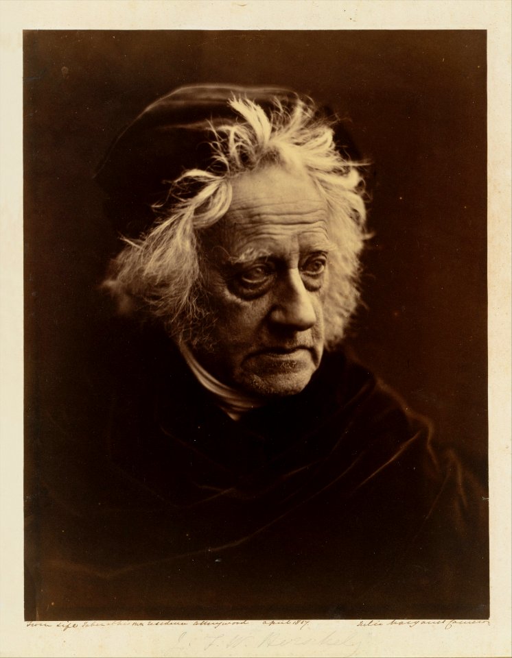 Julia Margaret Cameron - John Herschel (Metropolitan Museum of Art copy, original scan UNRESTORED)