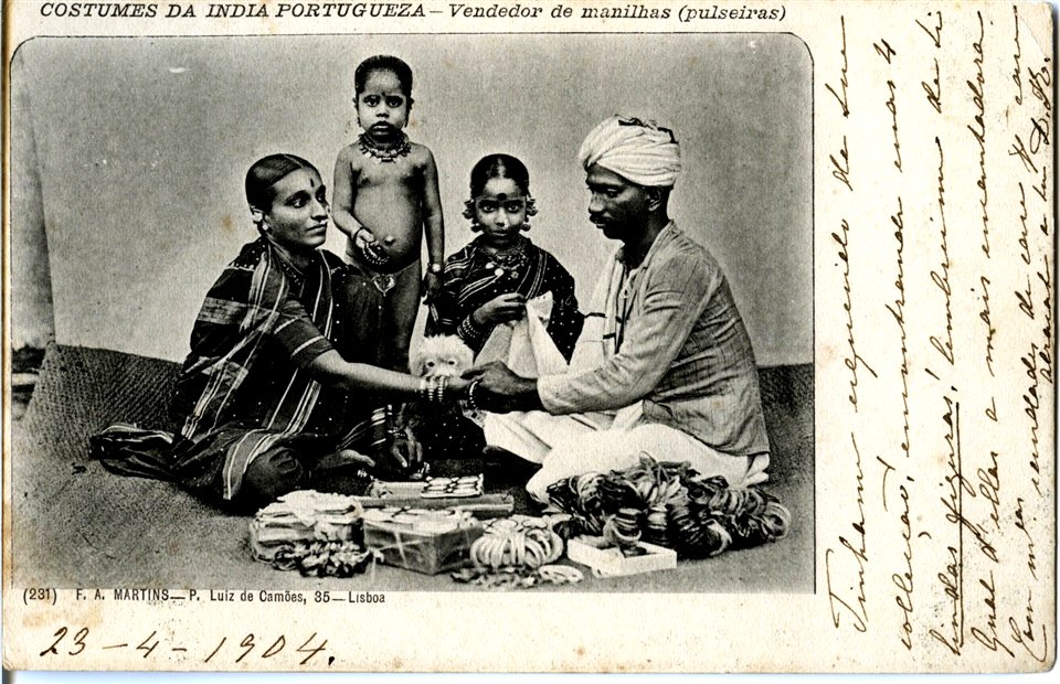 JRD - Costumes da Índia Portuguesa – Vendedor de manilhas (pulseiras)