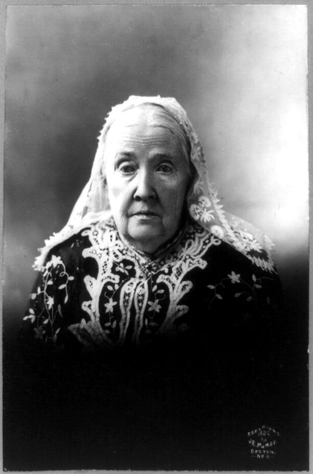 Julia Ward Howe, half-length portrait, facing front LCCN90708174