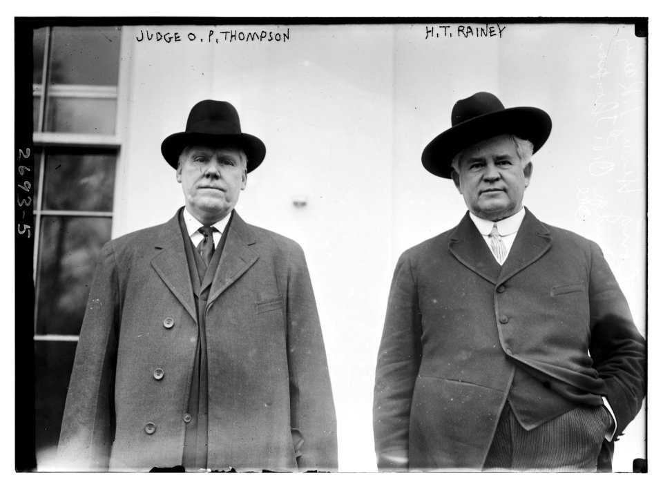 Judge O.P. Thompson (and) H.T. Rainey LCCN2014693068